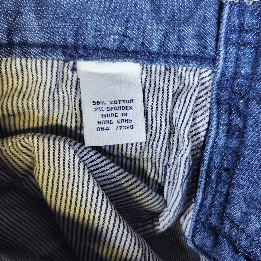 Madewell‎ Women's 29 Sailor Wide Leg Crop Jeans Button Up Pull On